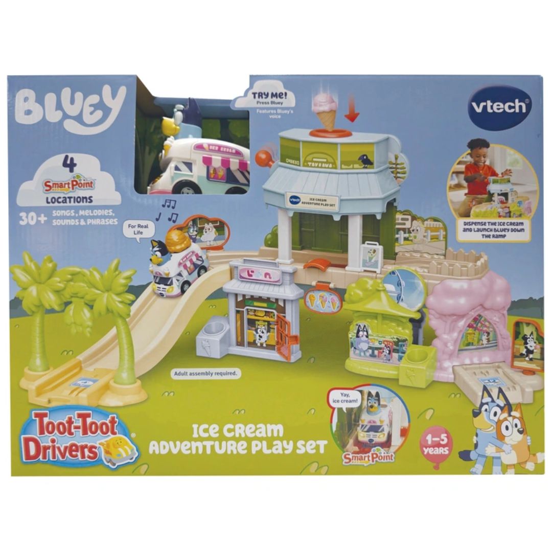 Vtech Toot-Toot Drivers Bluey: Ice Cream Adventure Playset