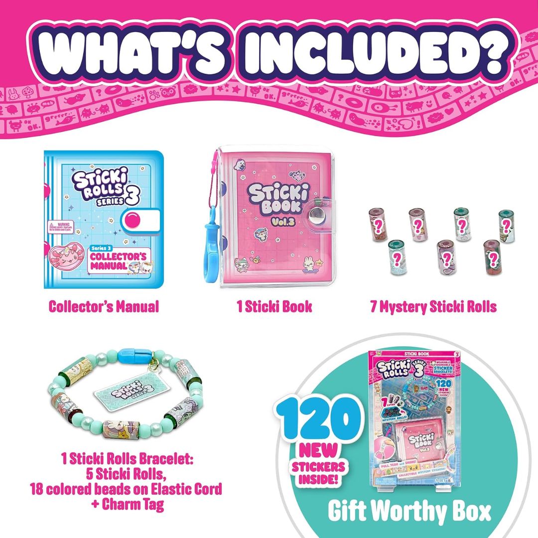 Sticki Rolls Sticki Book Series 3