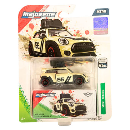 Majorette Deluxe Cars Mini Icons 1:64 Mini John Cooper Works GP Cream