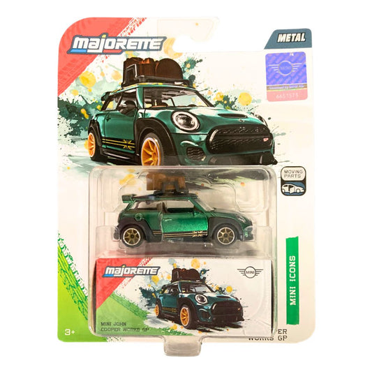 Majorette Deluxe Cars Mini Icons 1:64 Mini John Cooper Works GP Green
