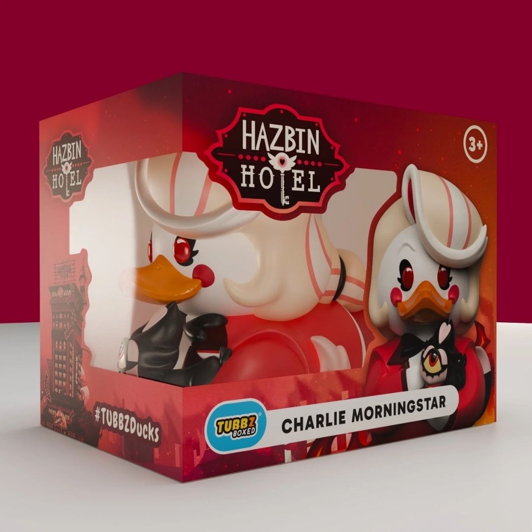TUBBZ Rubber Duck Boxed Edition Hazbin Hotel Charlie Morningstar