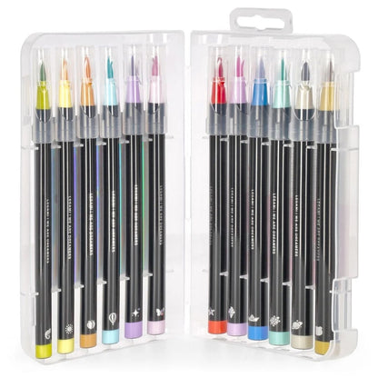 Legami 12 Brush Markers Pastel Colours