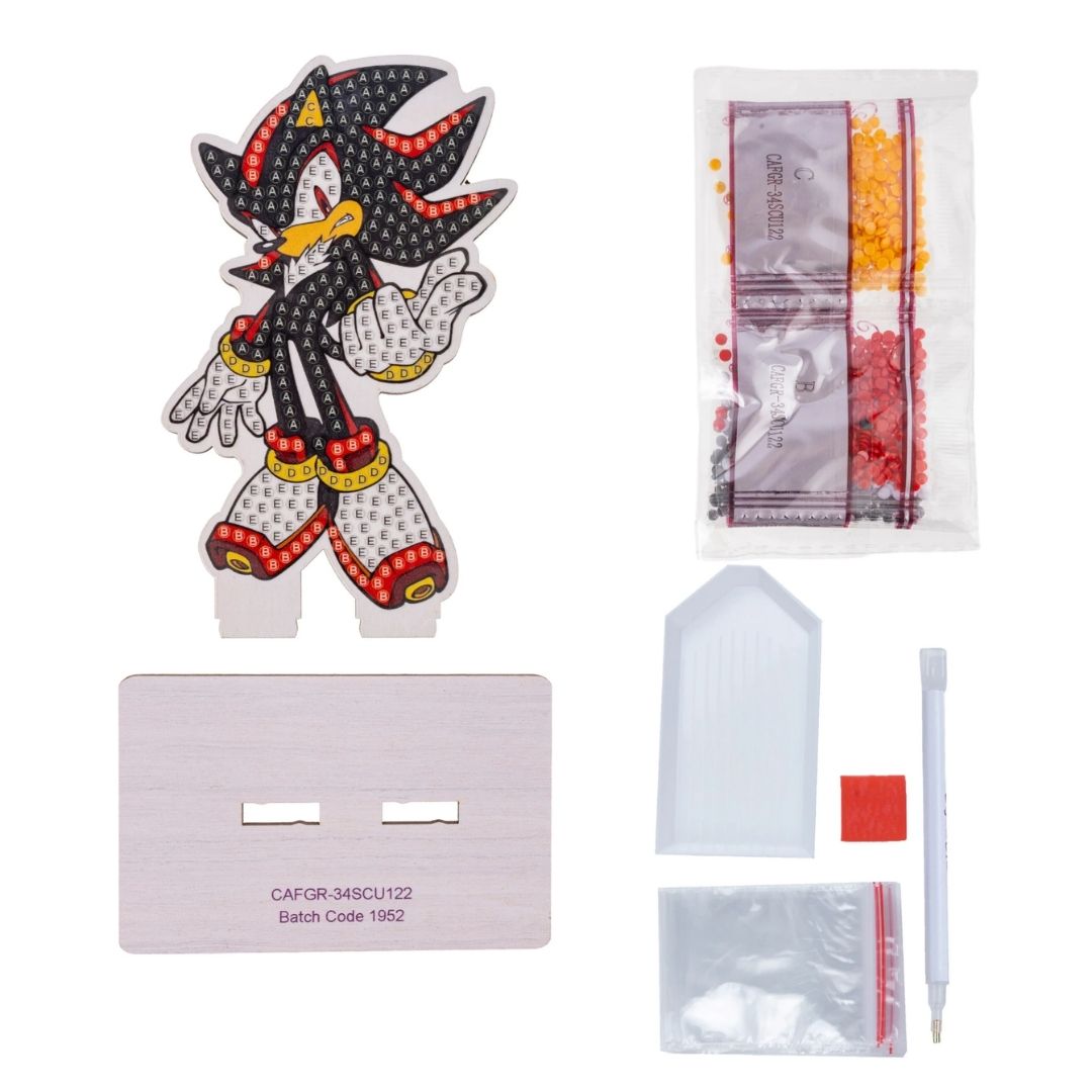 Crystal Art Buddies Series 8 Sonic The Hedgehog - Shadow