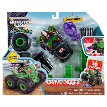 Monster Jam Monstruction Buildable Grave Digger