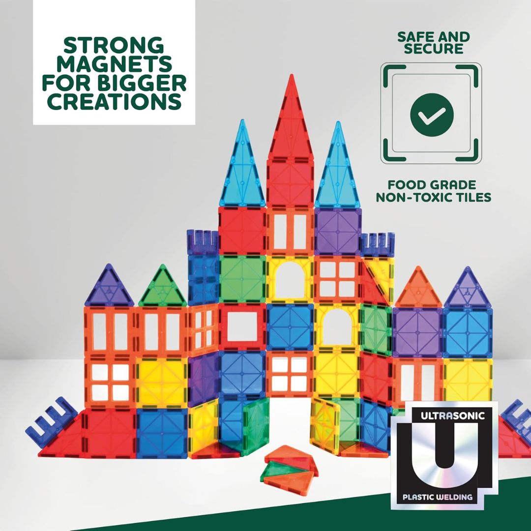 Magnetics Magnetic Tiles Building Set