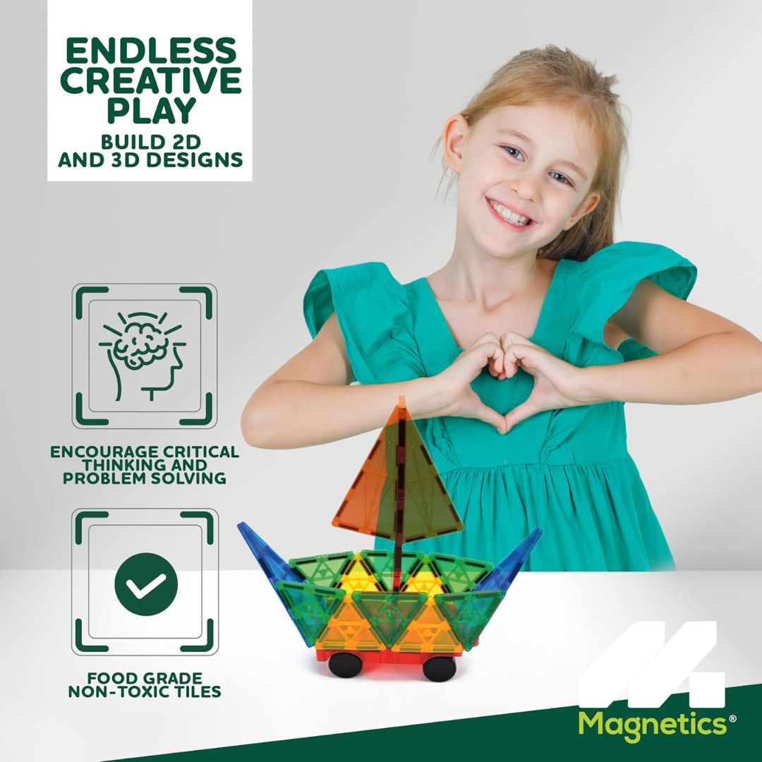 Magnetics Magnetic Tiles Building Set