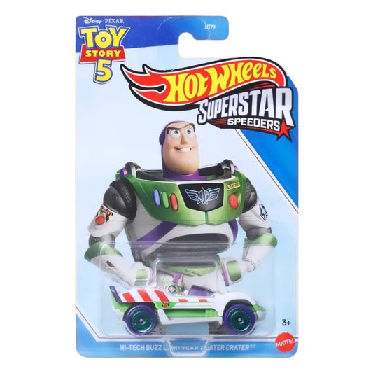 Hot Wheels Superstar Speeders Toy Story 5 - Hi-Tech Buzz Lightyear