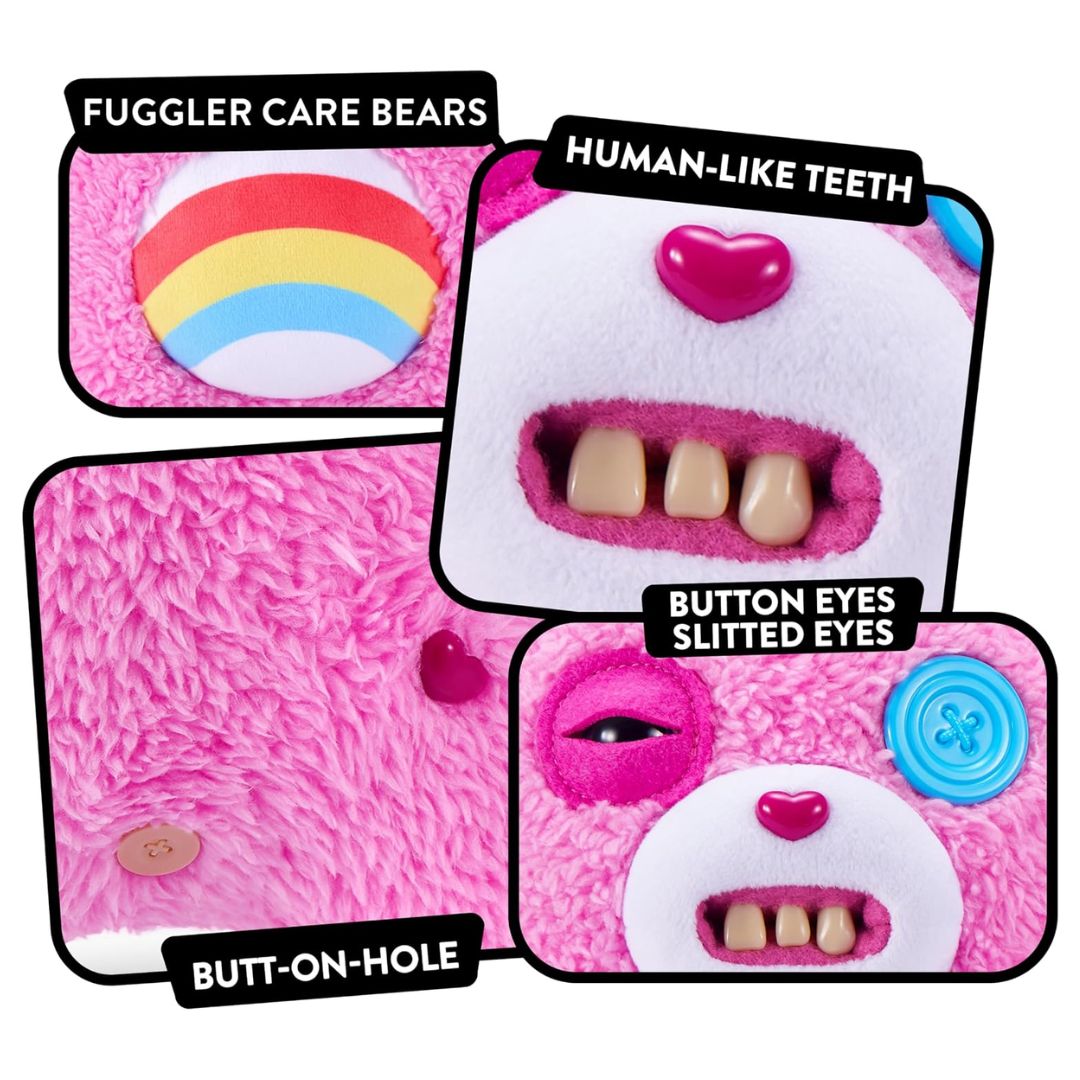 Fuggler X Care Bears Cheer Bear