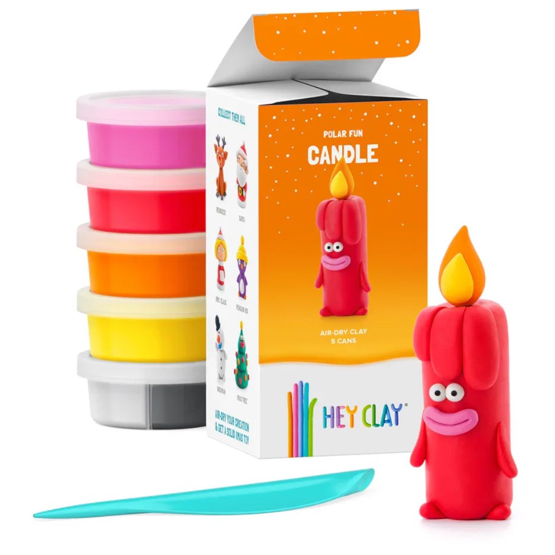 Hey Clay Winter Holidays - Candle