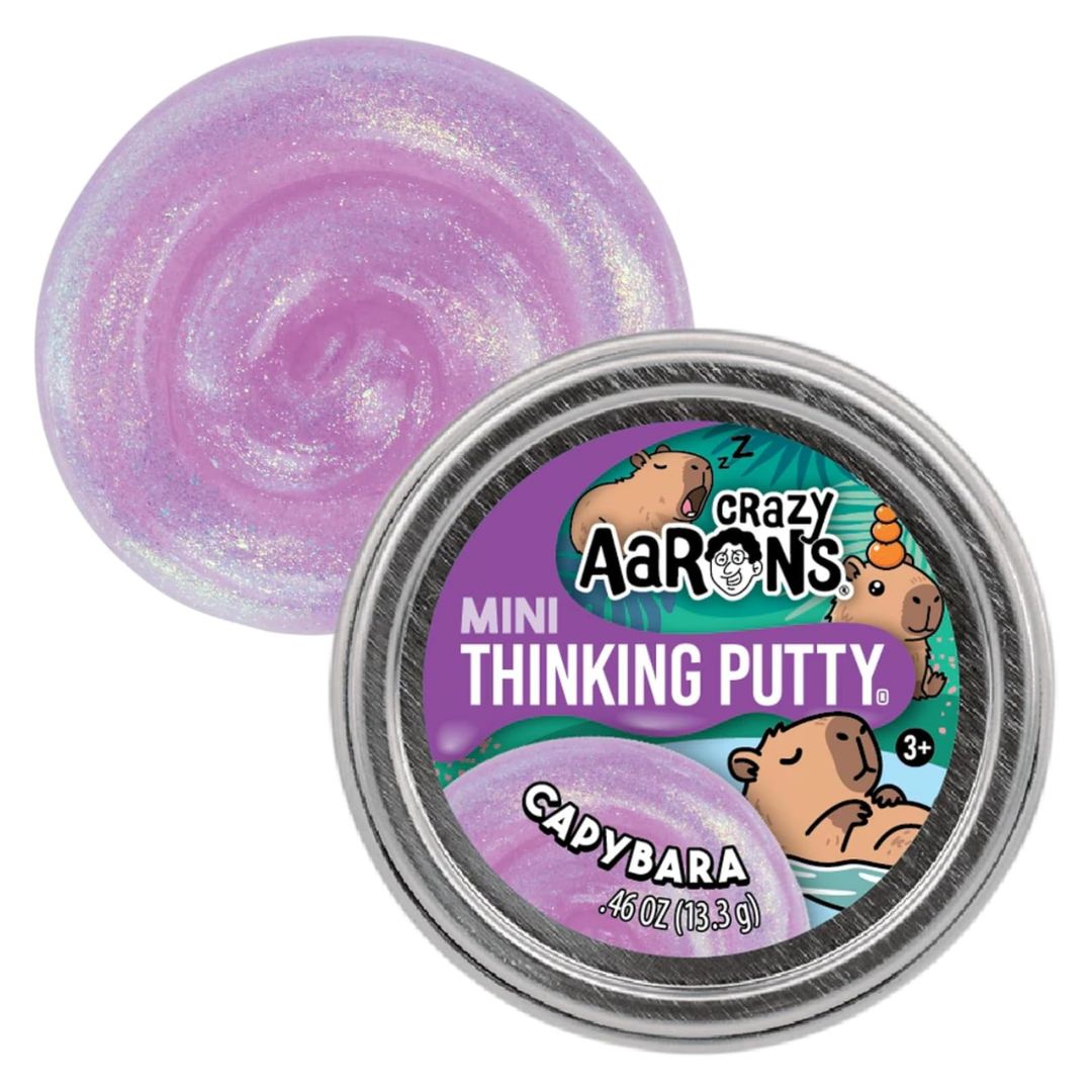 Crazy Aaron's Thinking Putty Capybara Mini Tin