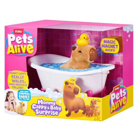 Pets Alive Mommy Capybara & Baby Surprise