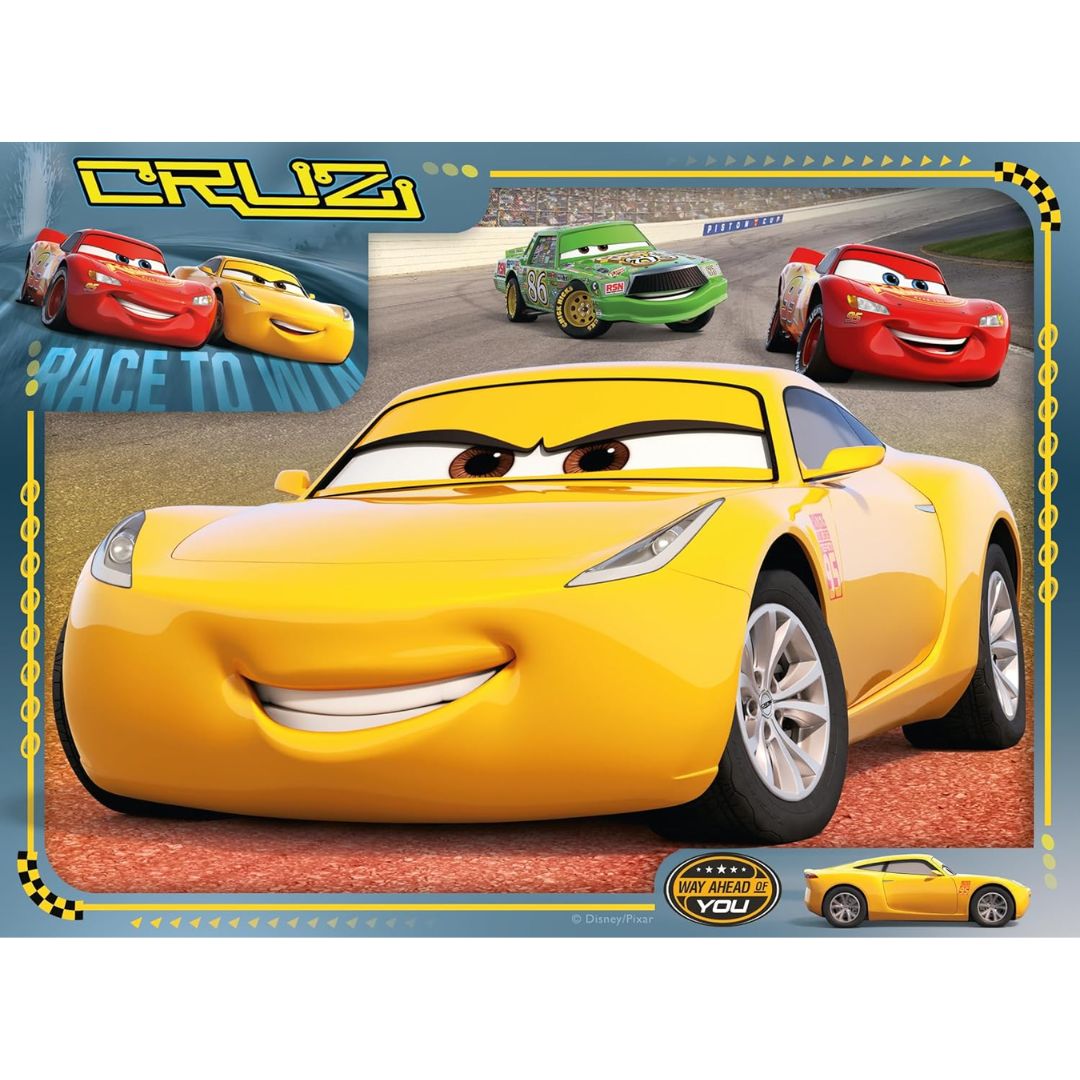 Ravensburger 4 Puzzles in a Box Cars 3