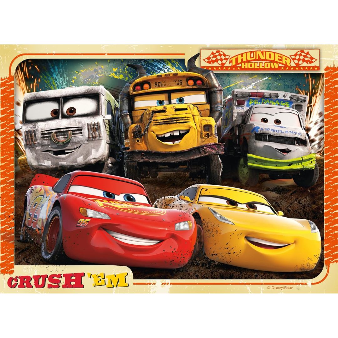 Ravensburger 4 Puzzles in a Box Cars 3