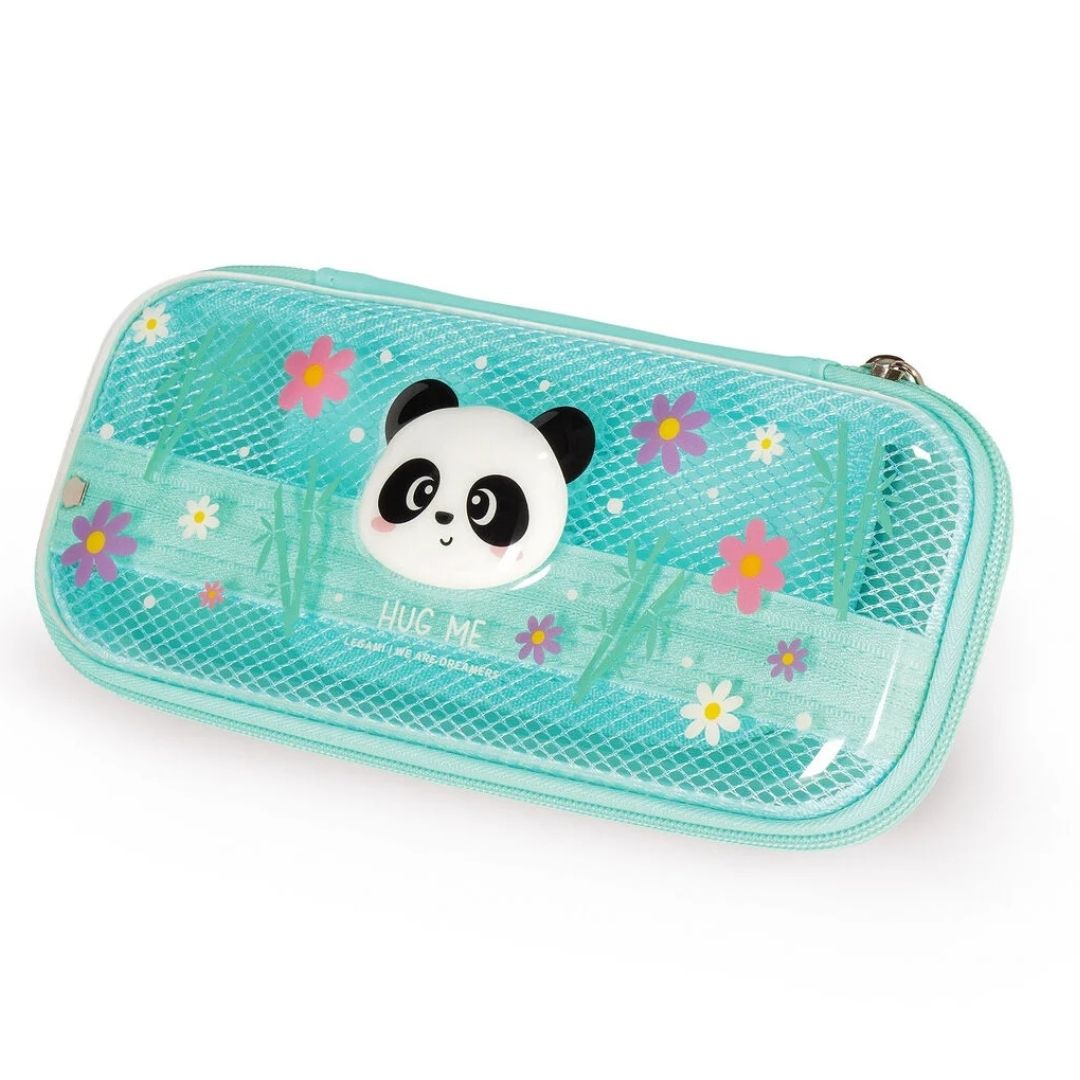 Legami Rigid Transparent Pencil Case Panda