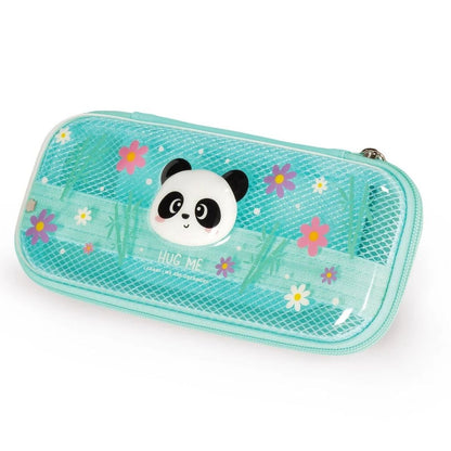 Legami Rigid Transparent Pencil Case Panda