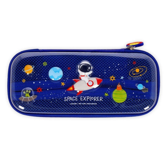 Legami Rigid Transparent Pencil Case Space