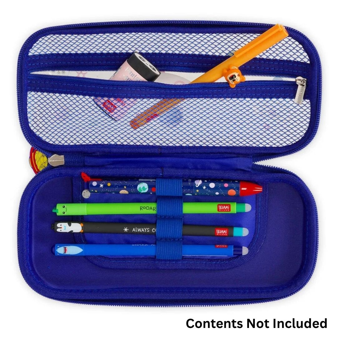 Legami Rigid Transparent Pencil Case Space