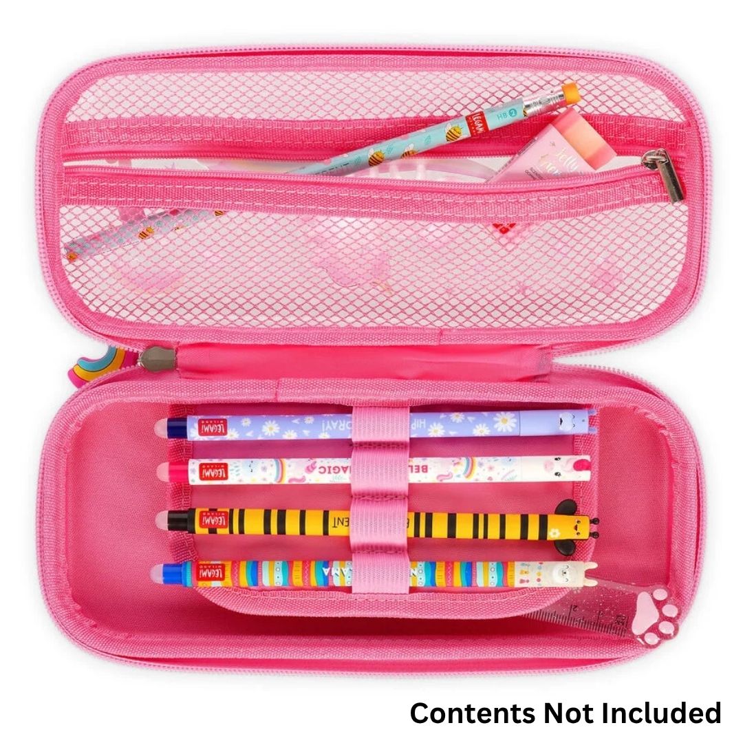 Legami Rigid Transparent Pencil Case Unicorn