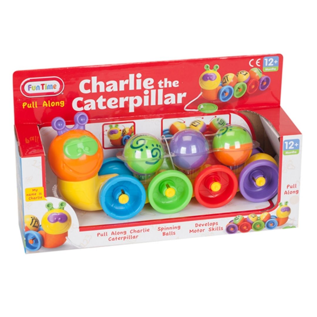 Pull Along Charlie The Caterpillar