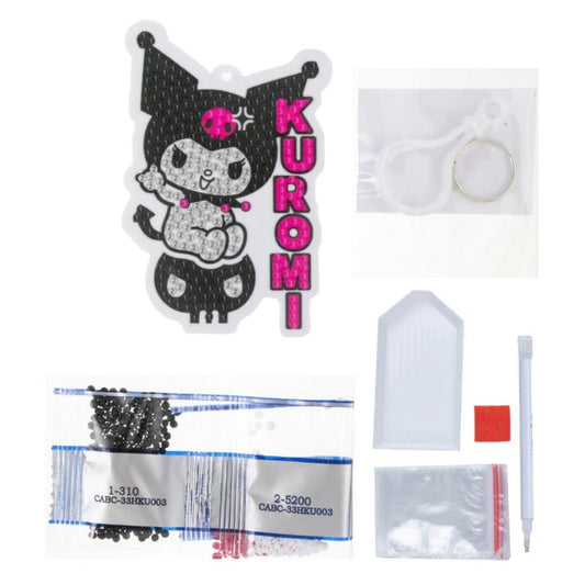 Crystal Art Bag Charms Hello Kiitty & Friends - Kuromi