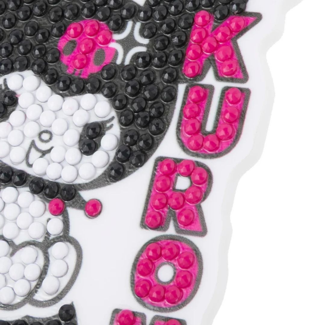 Crystal Art Bag Charms Hello Kiitty & Friends - Kuromi