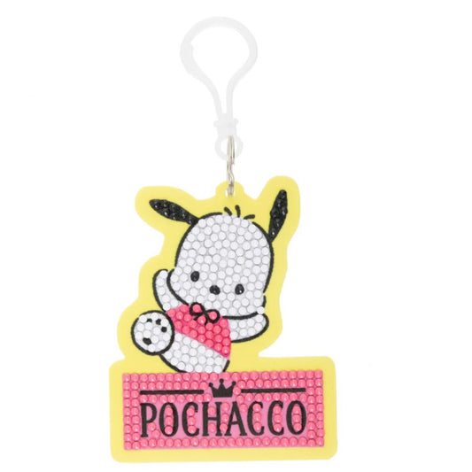 Crystal Art Bag Charms Hello Kiitty & Friends - Pochacco