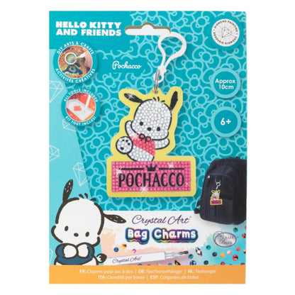 Crystal Art Bag Charms Hello Kiitty & Friends - Pochacco