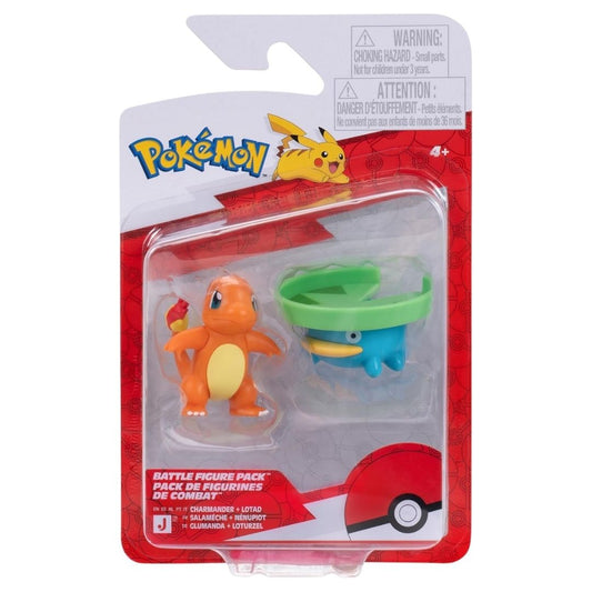 Pokemon Battle Figure Pack - Charmander Lotad