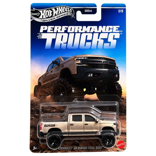 Hot Wheels Silver Series Performance Trucks 2019 Chevrolet Silverado Trail Boss LT
