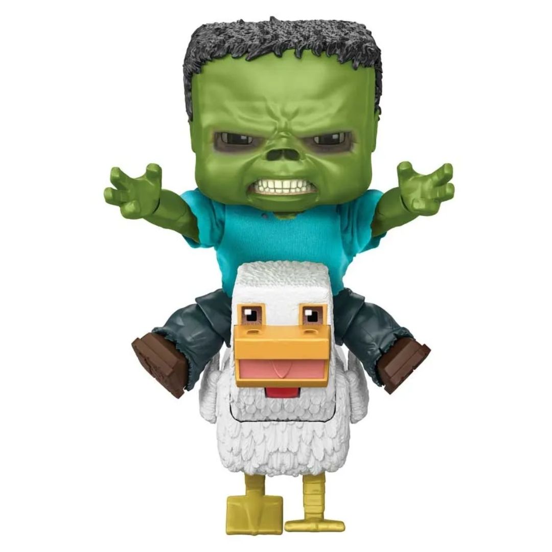 Minecraft Movie 9 Inch Chicken Jockey Action Figure