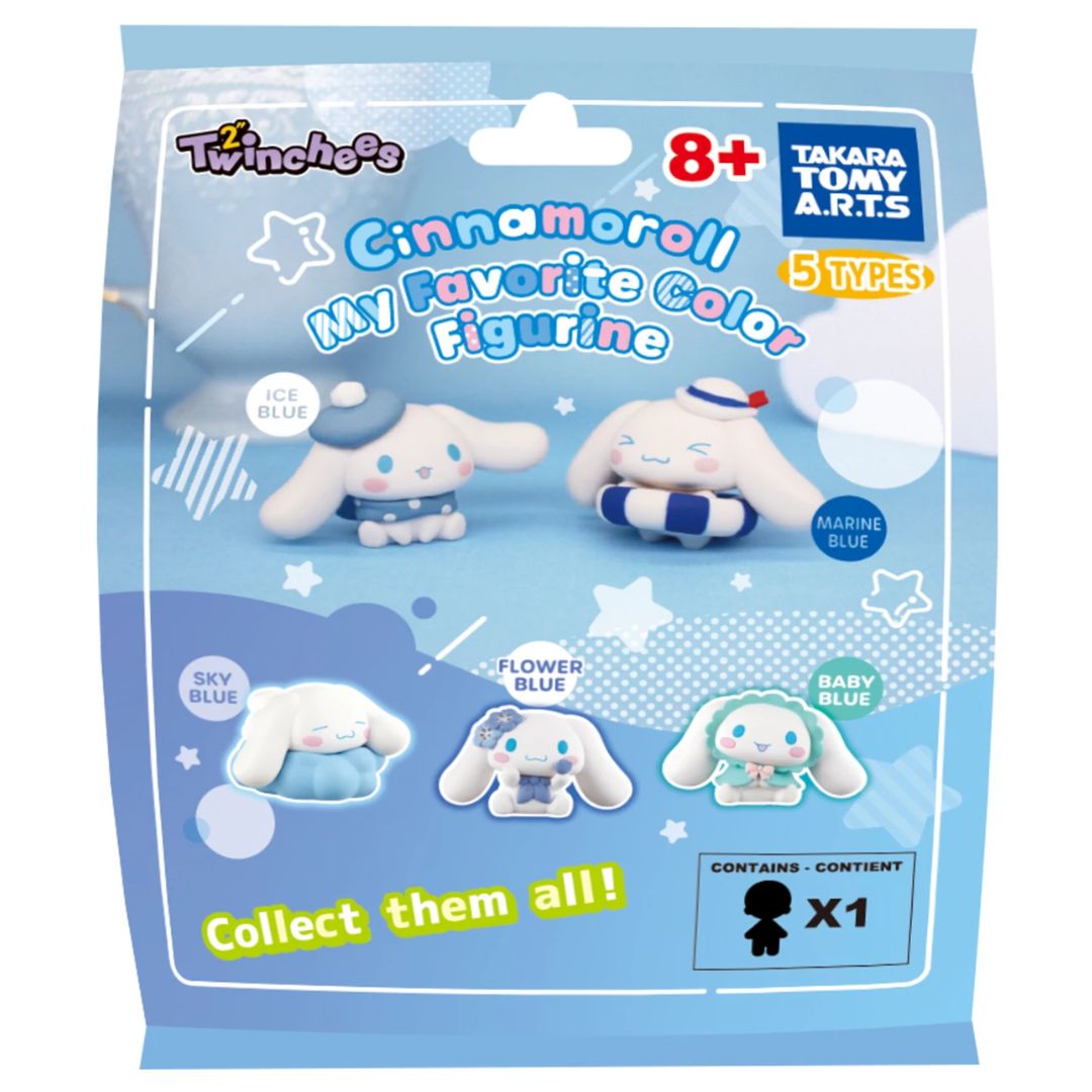 Twinchees Cinnamoroll Sanrio My Favourite Colour Figurine Blind Bag