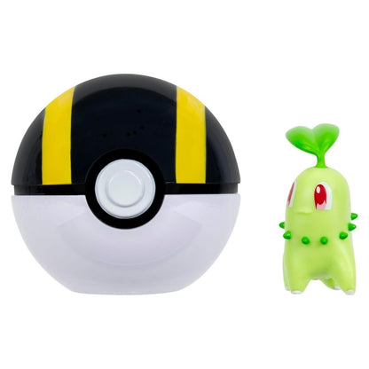 Pokemon Clip 'N' Go - Chikorita and Ultra Ball