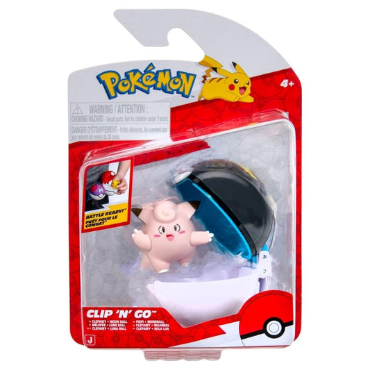 Pokemon Clip 'N' Go - Clefairy and Moon Ball