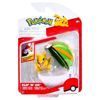 Pokemon Clip 'N' Go - Sandshrew and Nest Ball
