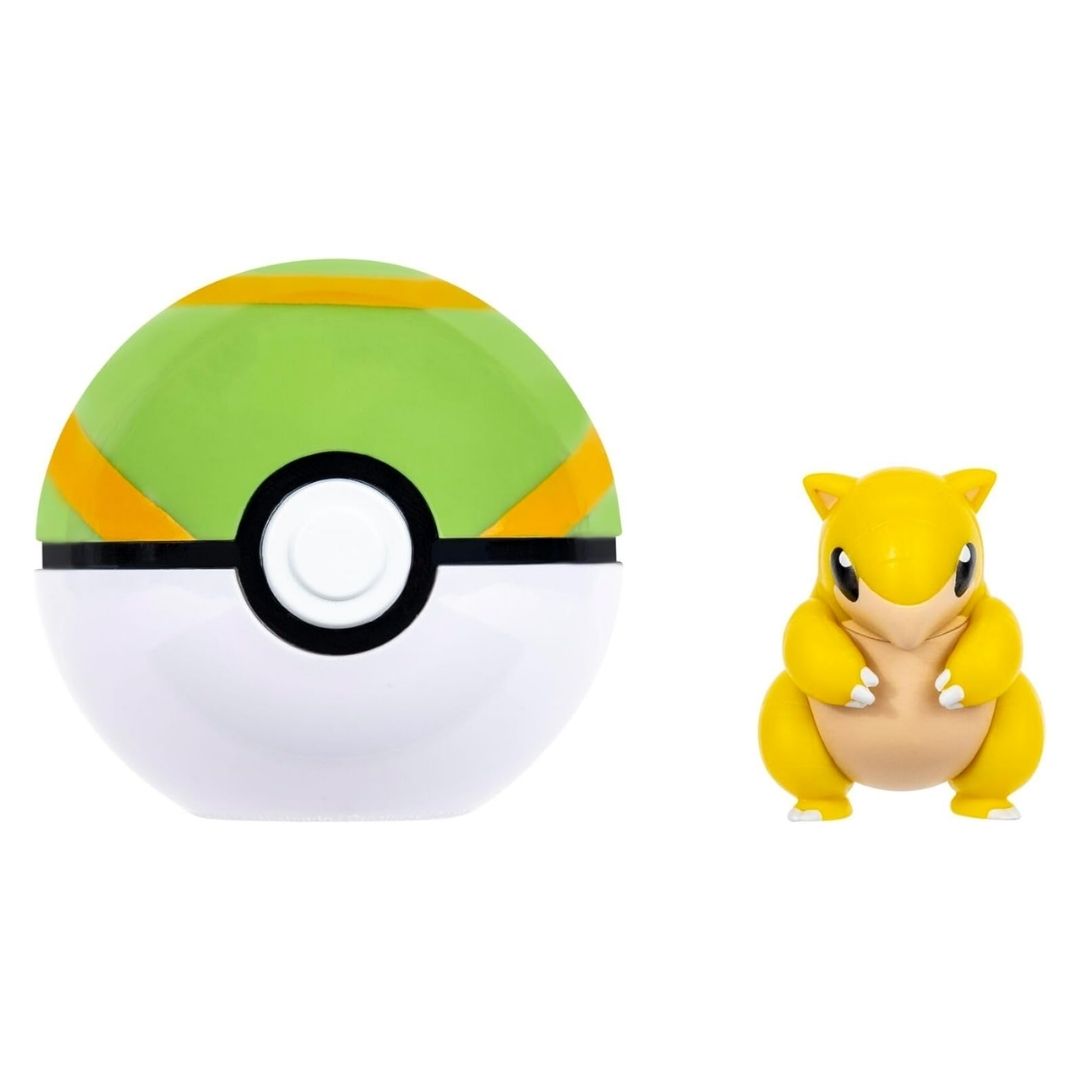 Pokemon Clip 'N' Go - Sandshrew and Nest Ball