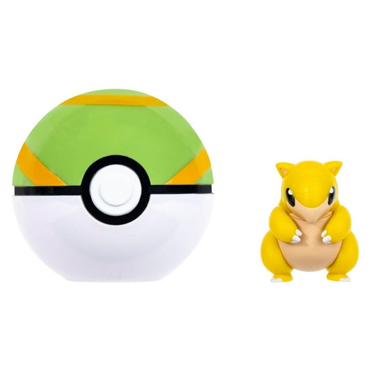 Pokemon Clip 'N' Go - Sandshrew and Nest Ball