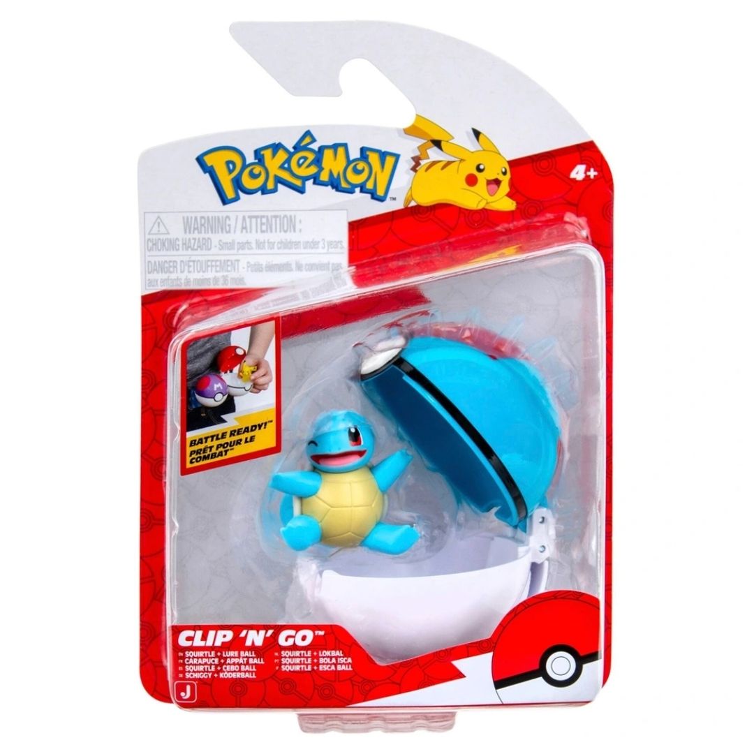 Pokemon Clip 'N' Go - Squirtle and Lure Ball