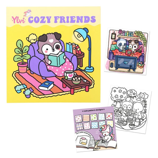 Ylvi Colouring Book Cozy Friends