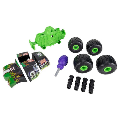 Monster Jam Monstruction Build and Crash Grave Digger