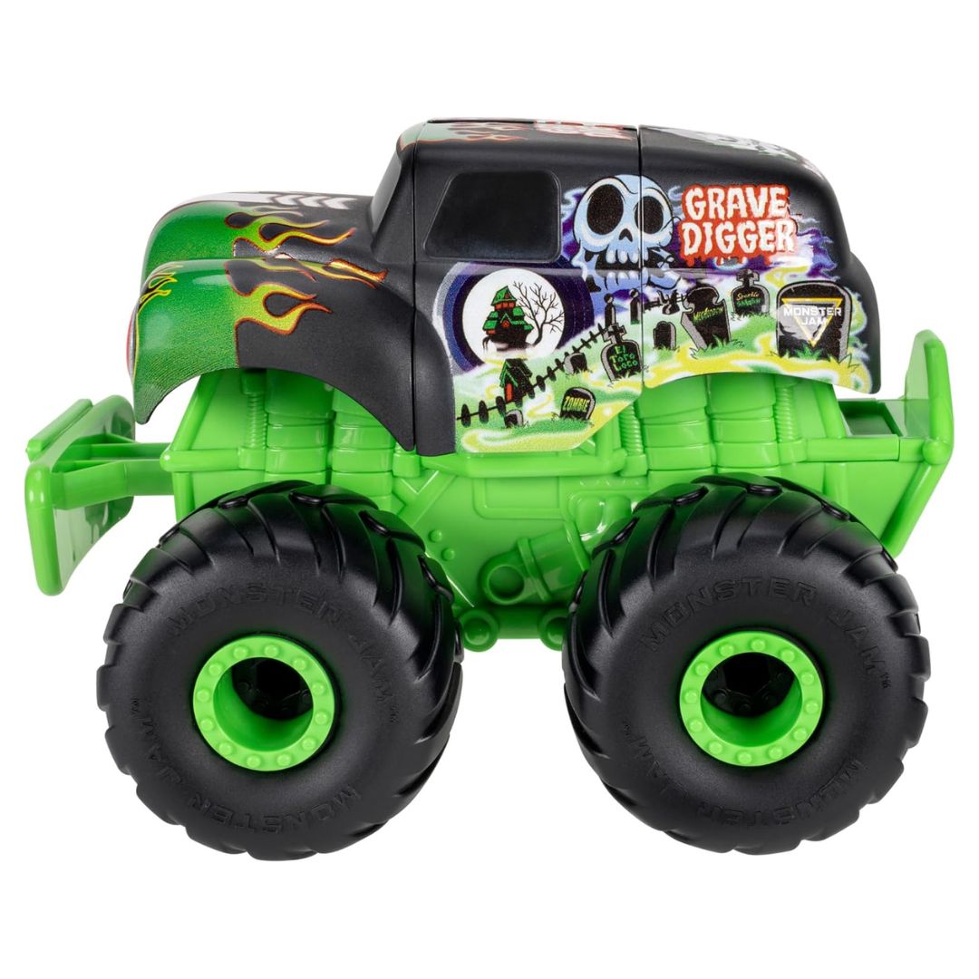 Monster Jam Monstruction Build and Crash Grave Digger
