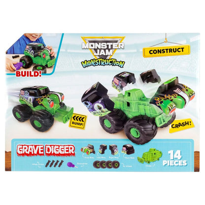 Monster Jam Monstruction Build and Crash Grave Digger