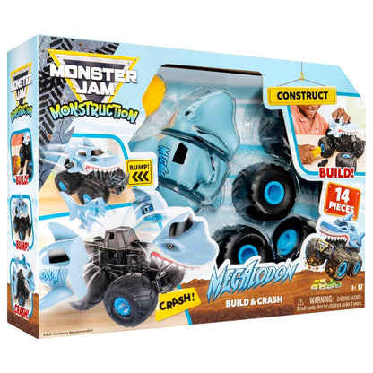 Monster Jam Monstruction Build and Crash Megalodon