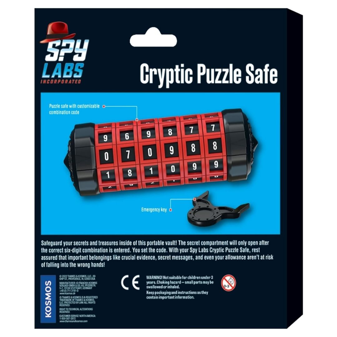 Spy Labs Cryptic Puzzle Safe