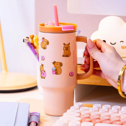 Lolli Riot Penfection To-Go Cup With Straw Capybara