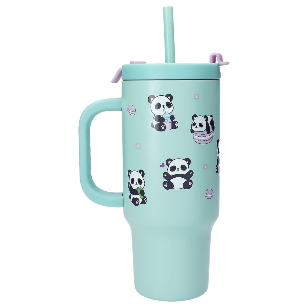 Lolli Riot Penfection To-Go Cup With Straw Panda