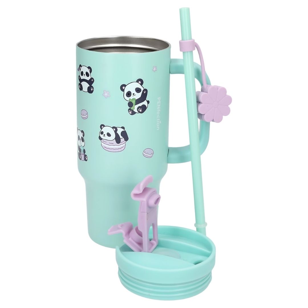 Lolli Riot Penfection To-Go Cup With Straw Panda