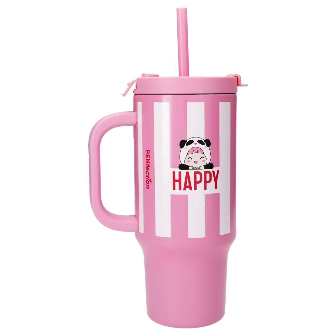 Lolli Riot Penfection To-Go Cup With Straw Happy