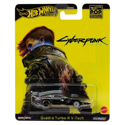 Hot Wheels Premium Pop Culture Cyberpunk 2077 Qudra Turbo-R V-Tech