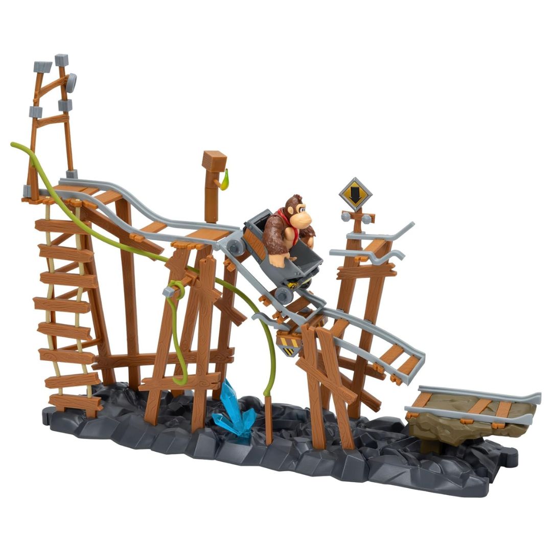 Nintendo Donkey Kong Mine Cart Adventure Playset