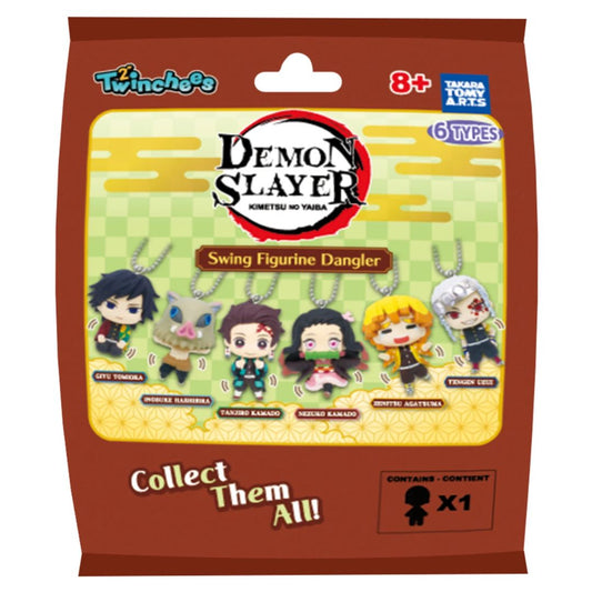 Twinchees Demon Slayer Kimetsu No Yaiba Dangler Figurine Blind Bag